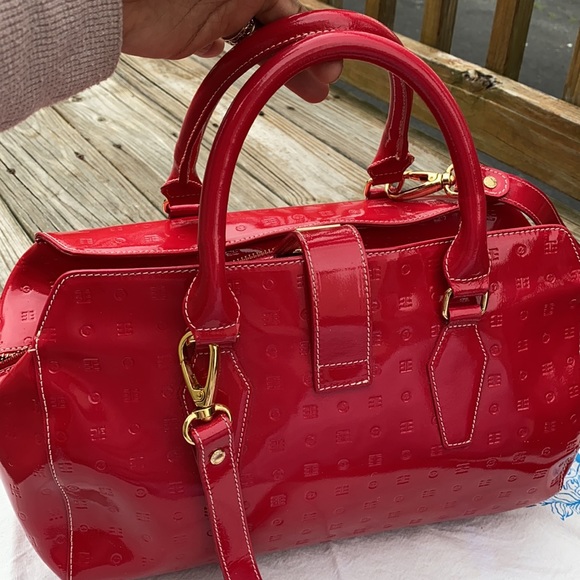 Arcadia patent leather satchel - Picture 10 of 12